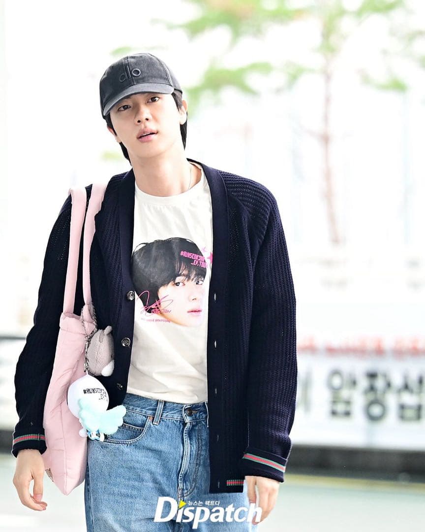 BTS ジン ジェラートピケ JIN'S BEAR POUCH CHARM