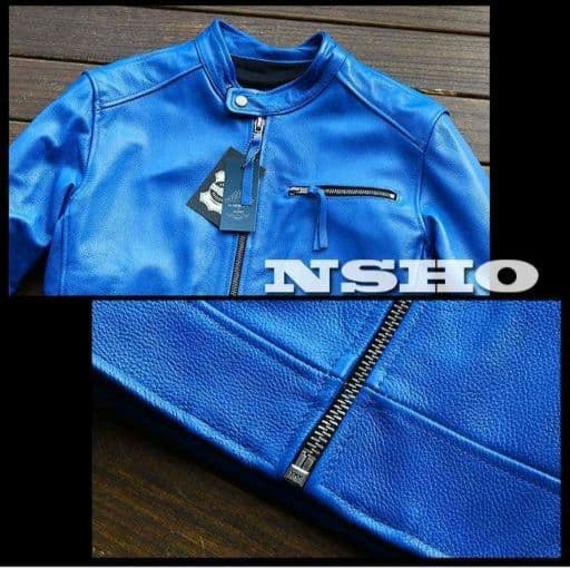 これ以上の値下不可！L【新品】18万円 最高級牛革カウハイド 美ブルーイタリアン