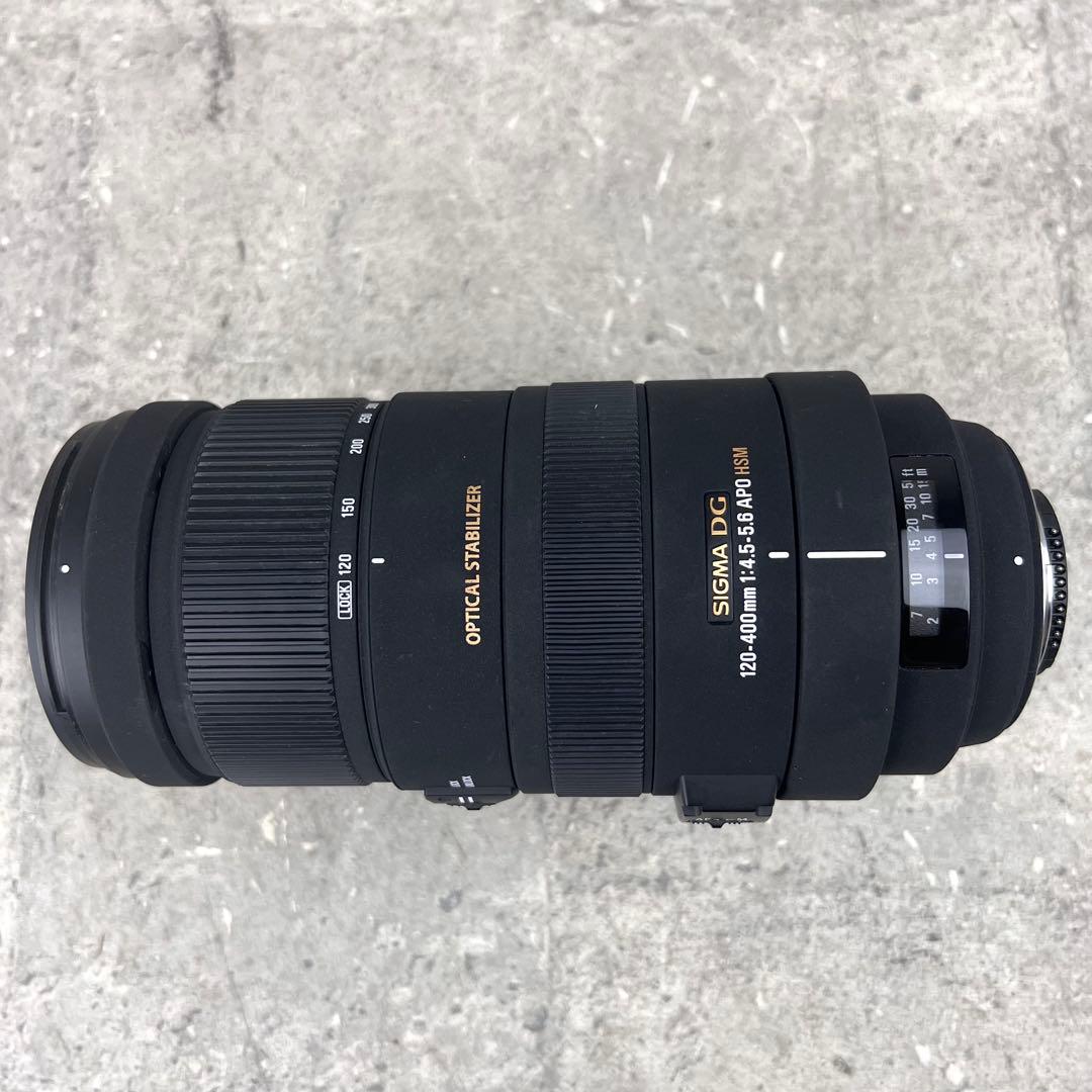 現状品SIGMA 120-400mm F4.5-5.6 APO HSM キャノン