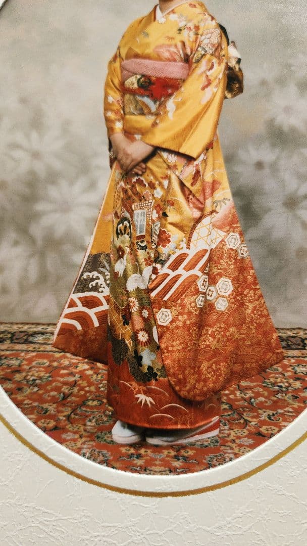 振袖　身丈168cm裄68cm袋帯　長襦袢セット