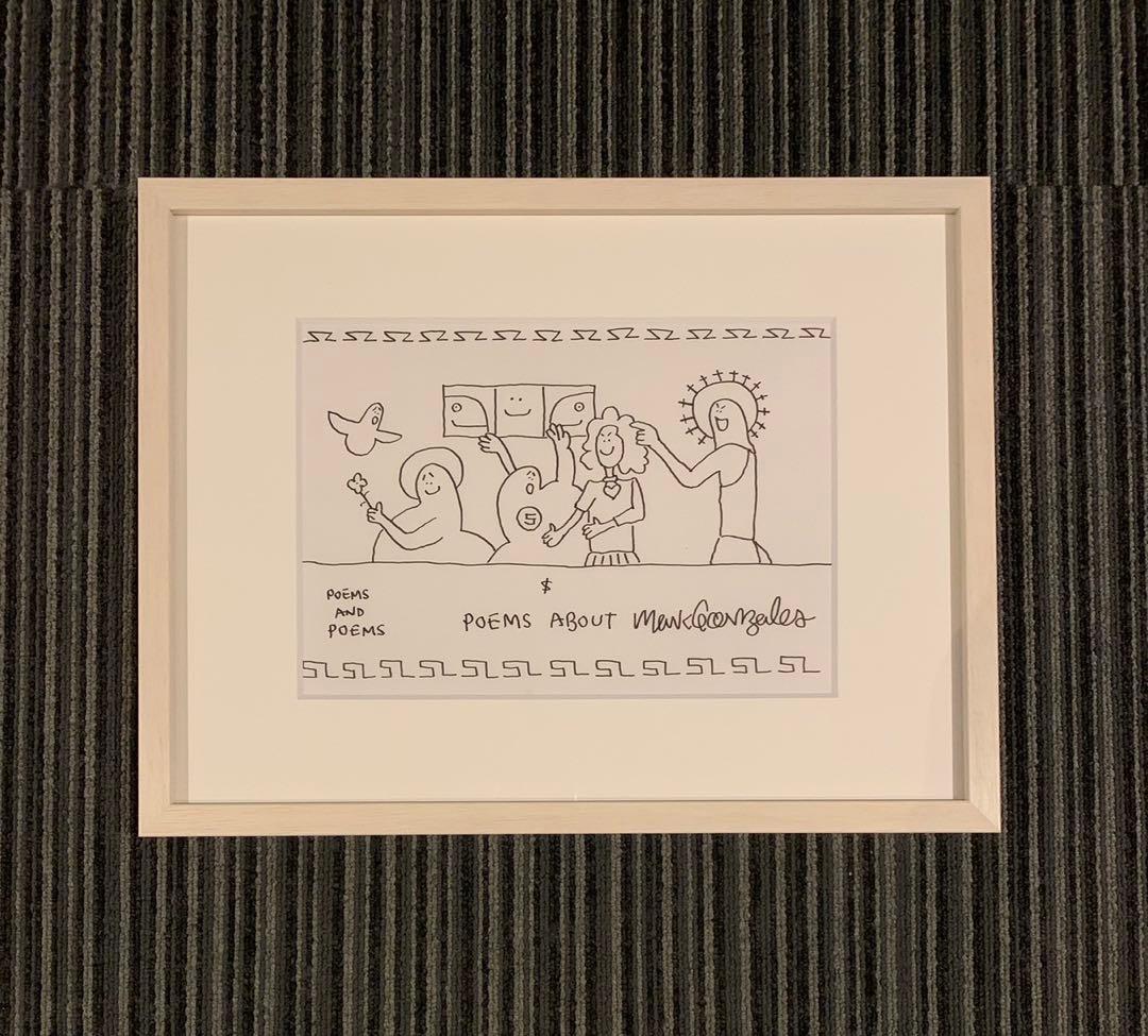 真作 mark gonzales gonz マークゴンザレス 直筆原画 サイン入