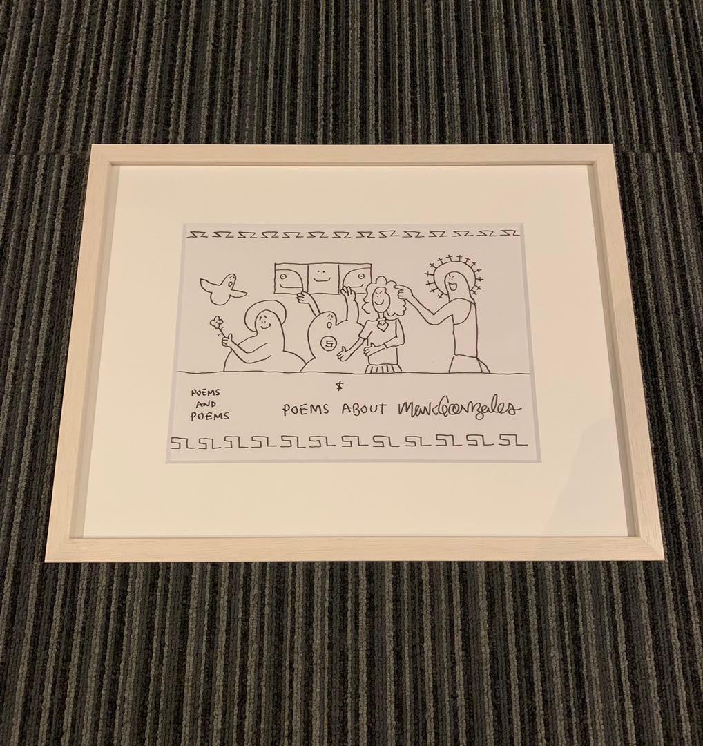 真作 mark gonzales gonz マークゴンザレス 直筆原画 サイン入