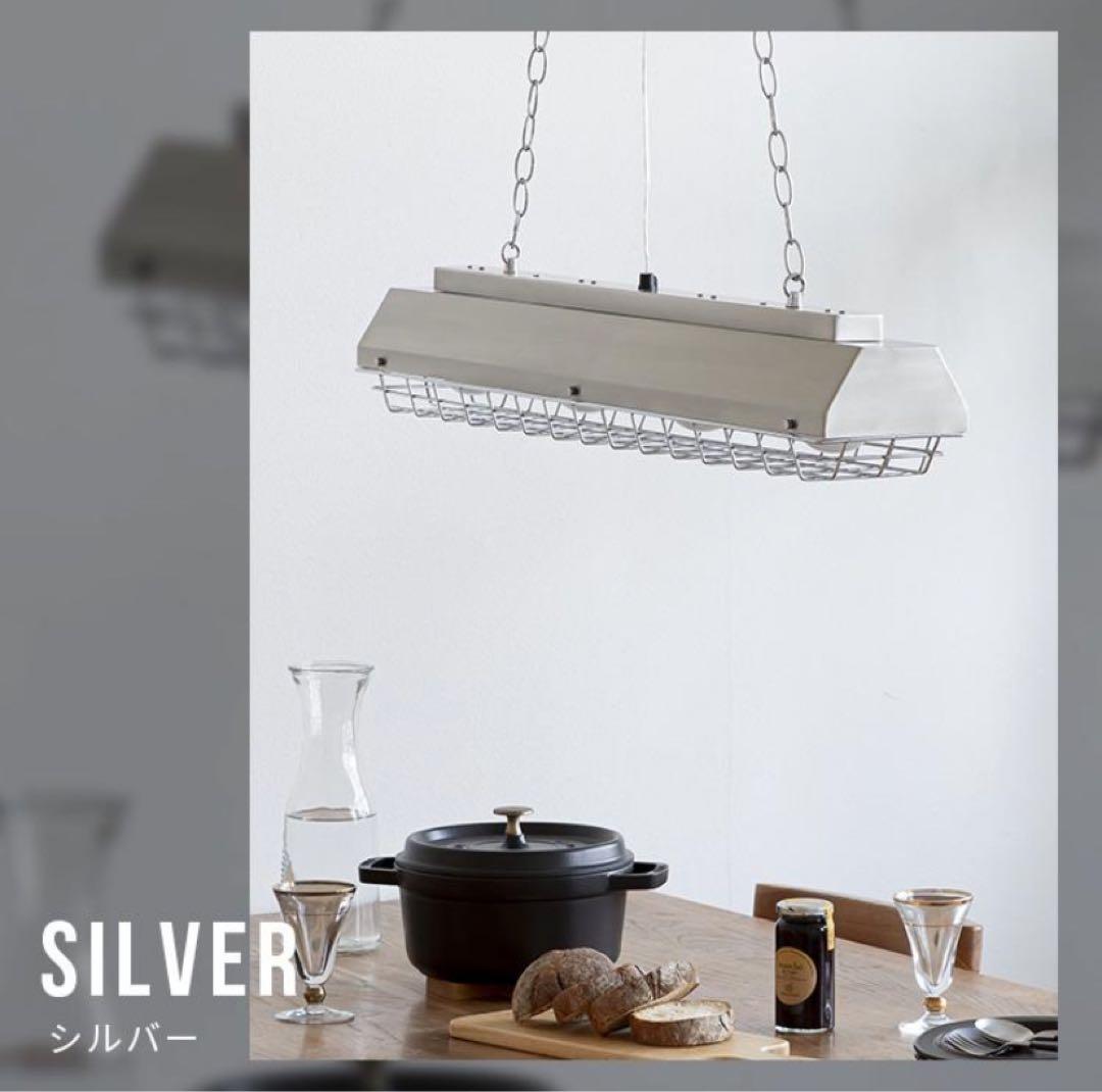 【美品】KANTE インダストリアル 天井照明 シルバー
