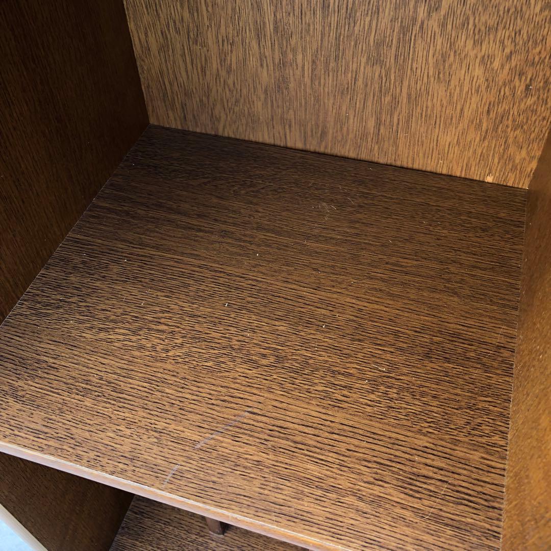 浜本工芸　楢（ナラ）無垢材　電話台　小物収納引き出し付き ハマモトコウゲイ