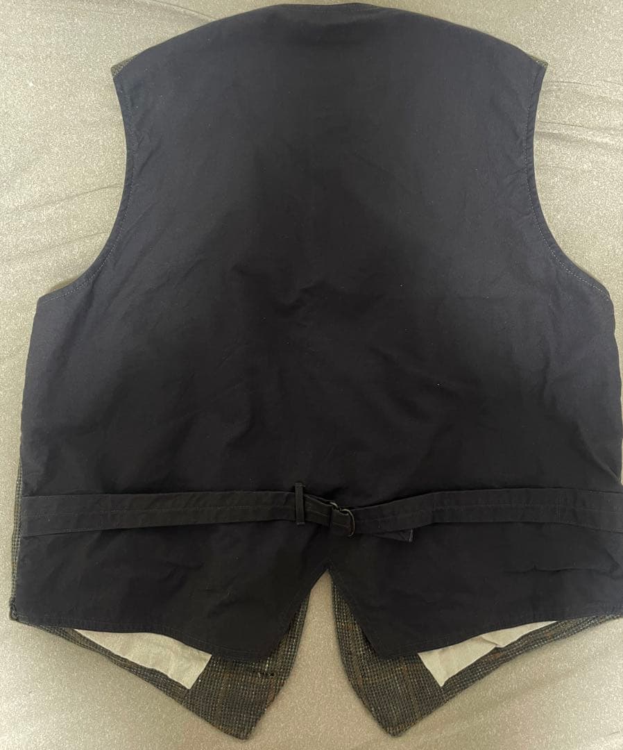 ナイジェル・ケーボン　コブラーベスト ヘンプチェック COBBLER VEST