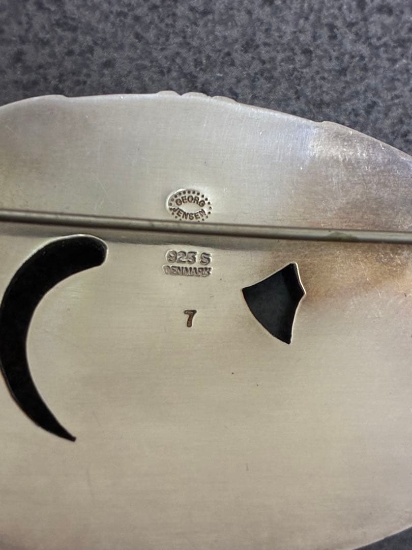 希少  ジョージ・ジェンセン ムーンブロッサム　ブローチ