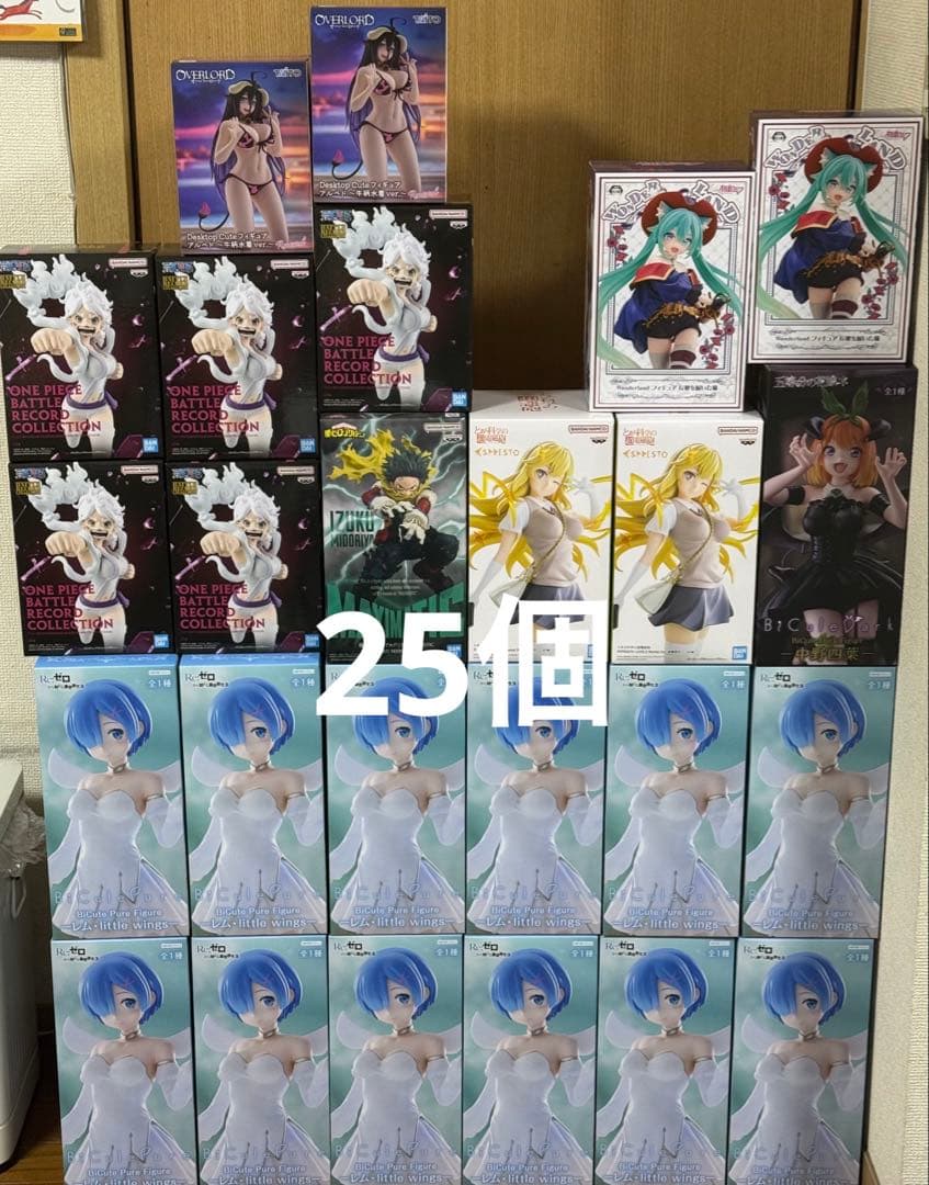 最新プライズフィギュア　美少女など　25個まとめ売り