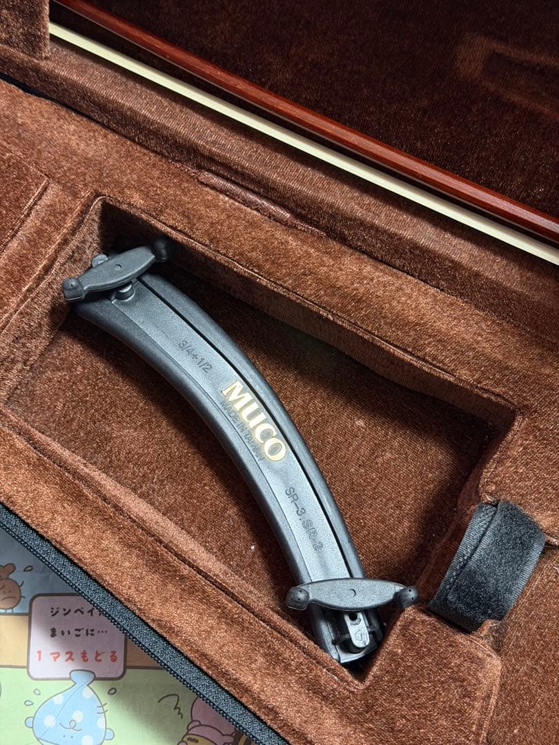 ARS MUSIC 分数バイオリン 1/2 弓・ケース・肩当て付き