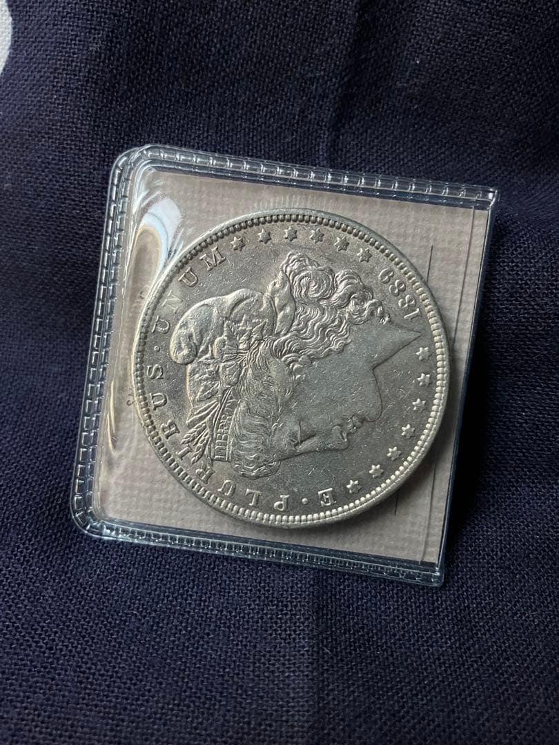 AJXAJ様用　モルガンダラー銀貨　1887年と1889年 の2枚　アメリカ銀貨