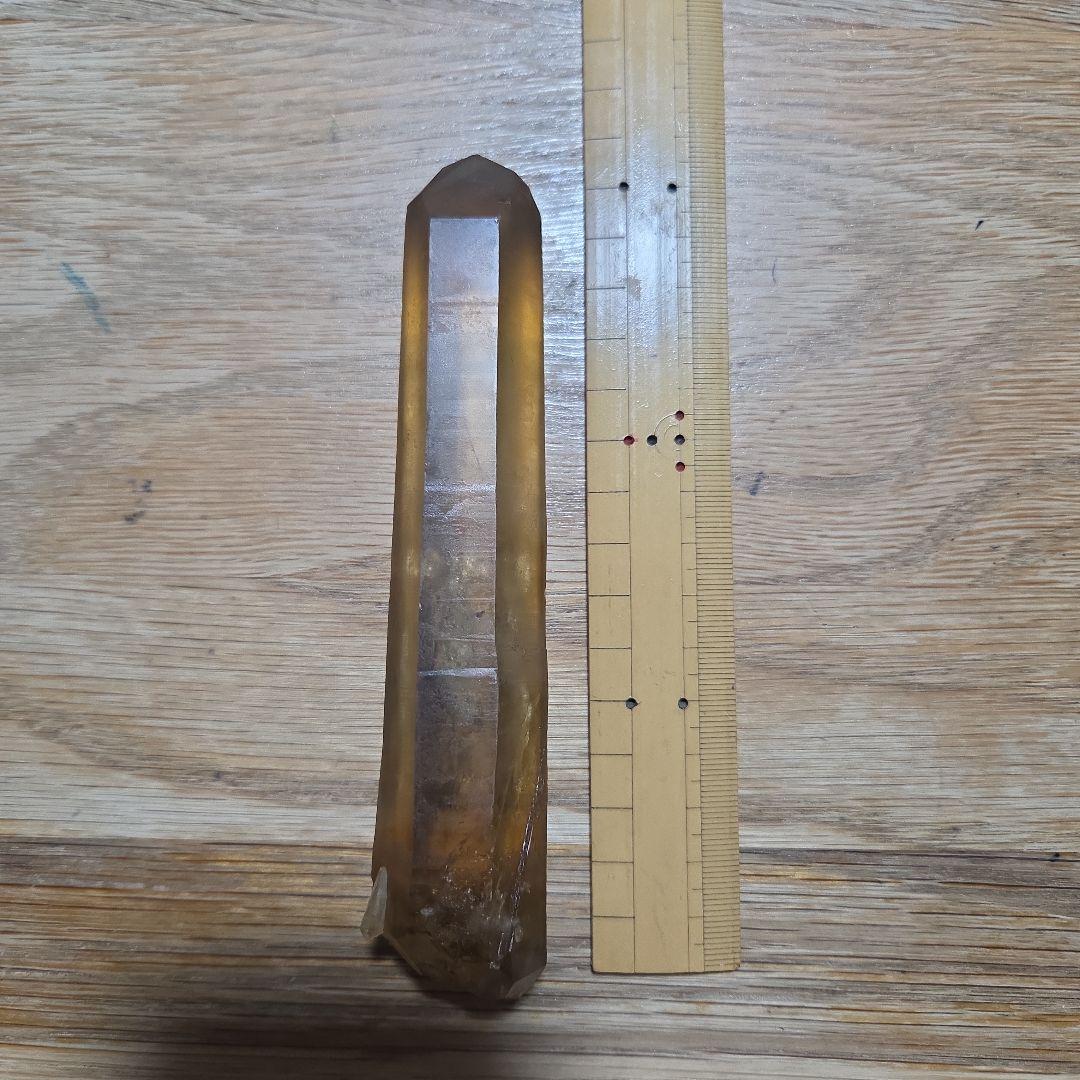 シトリン　原石　ザンビア産　207g　極上　非加熱　非研磨 　鉱物標本