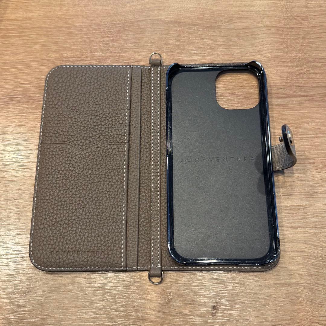 BONAVENTURA iPhone 14 シュリンクレザーケース