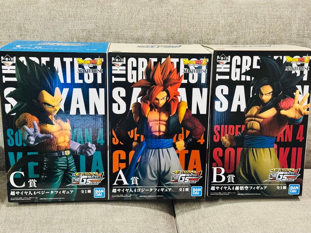 一番くじTHE GREATEST SAIYAN MASTERLISE 3体セット