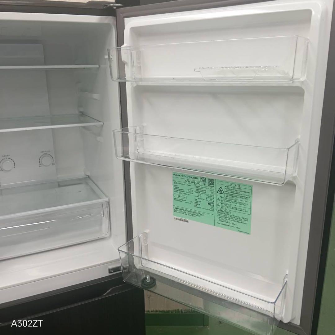 2F☆R27 アクア　25年製　201L　木目デザイン　冷蔵庫　安い 洗濯機