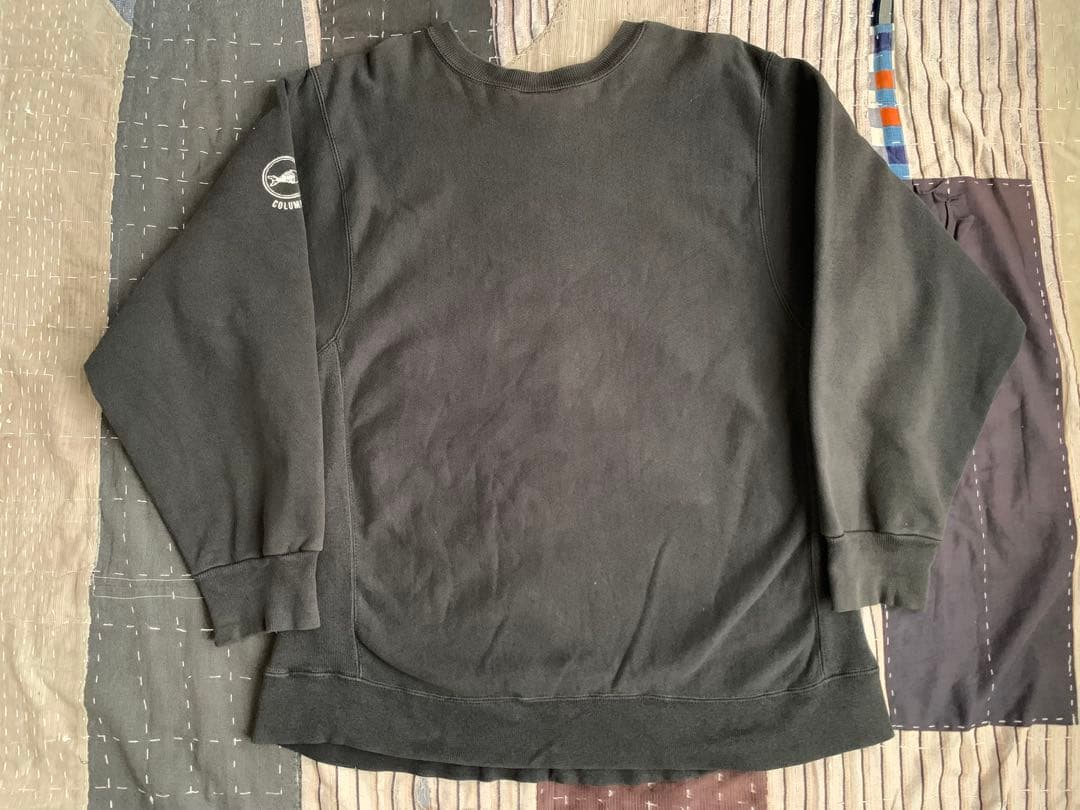 希少 90s XL FISHBONE vtg スウェット ブラック リバース 黒