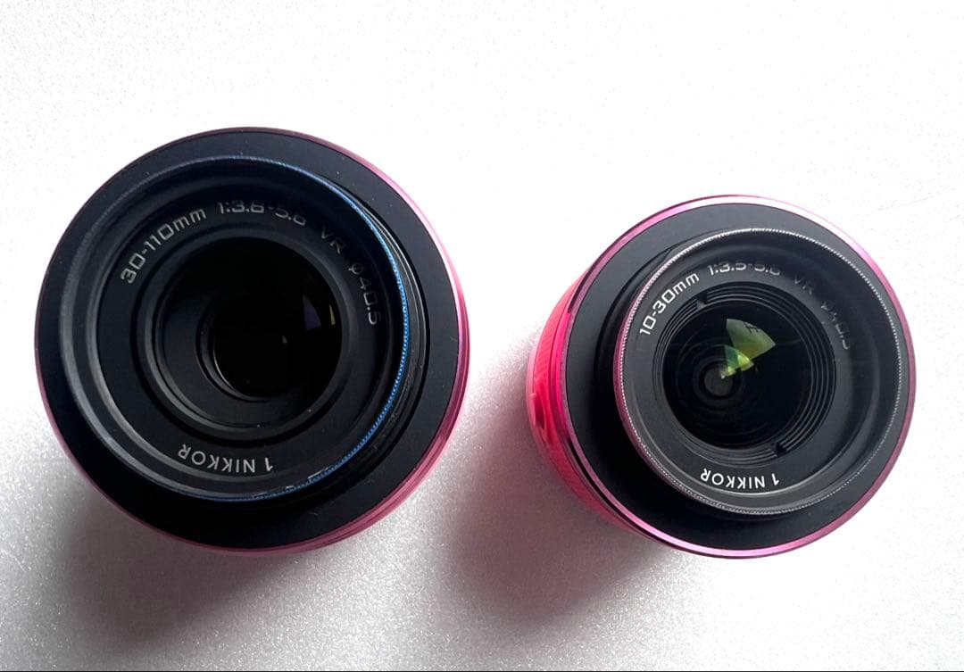 ニコン NIKON1 J1 ダブルズームキット ピンクスペシャルキット 完動品