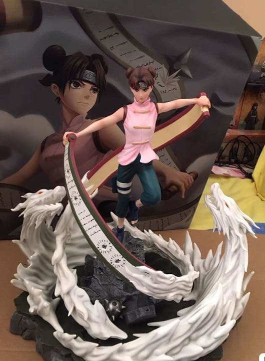 NARUTO ナルト テンテン ガレージキット ガレキ スタチュー①