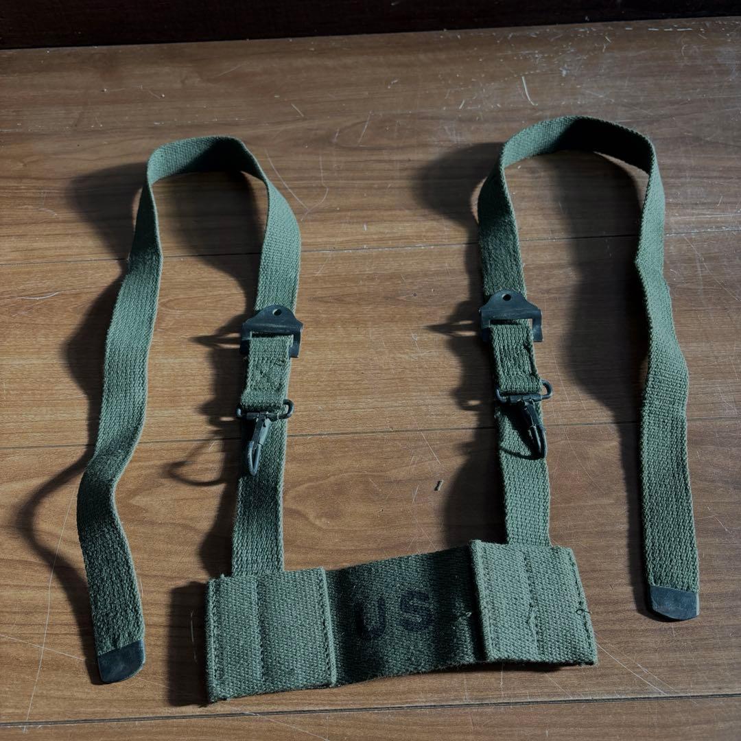 60s デッドストック　米軍実物　M56 フィールドパック ストラップ6個セット