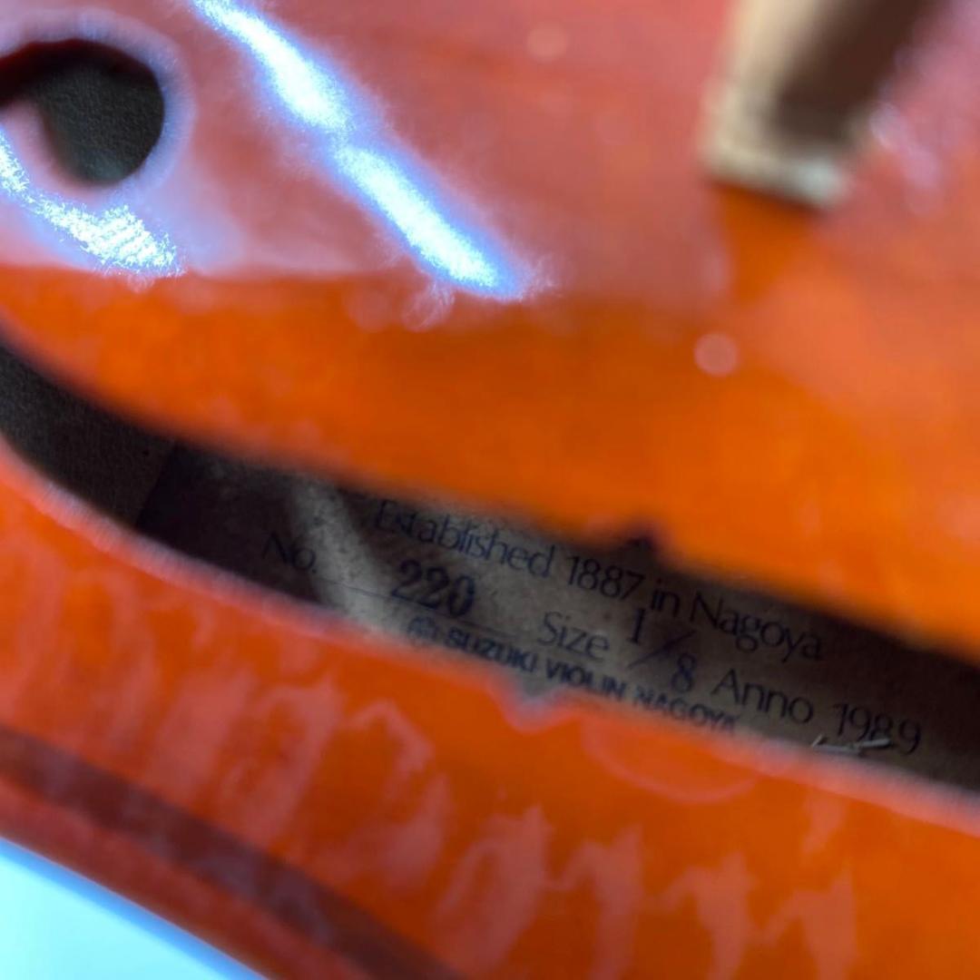【弦新品】SUZUKI VIOLIN 分数バイオリン 220 1/8 ミニサイズ