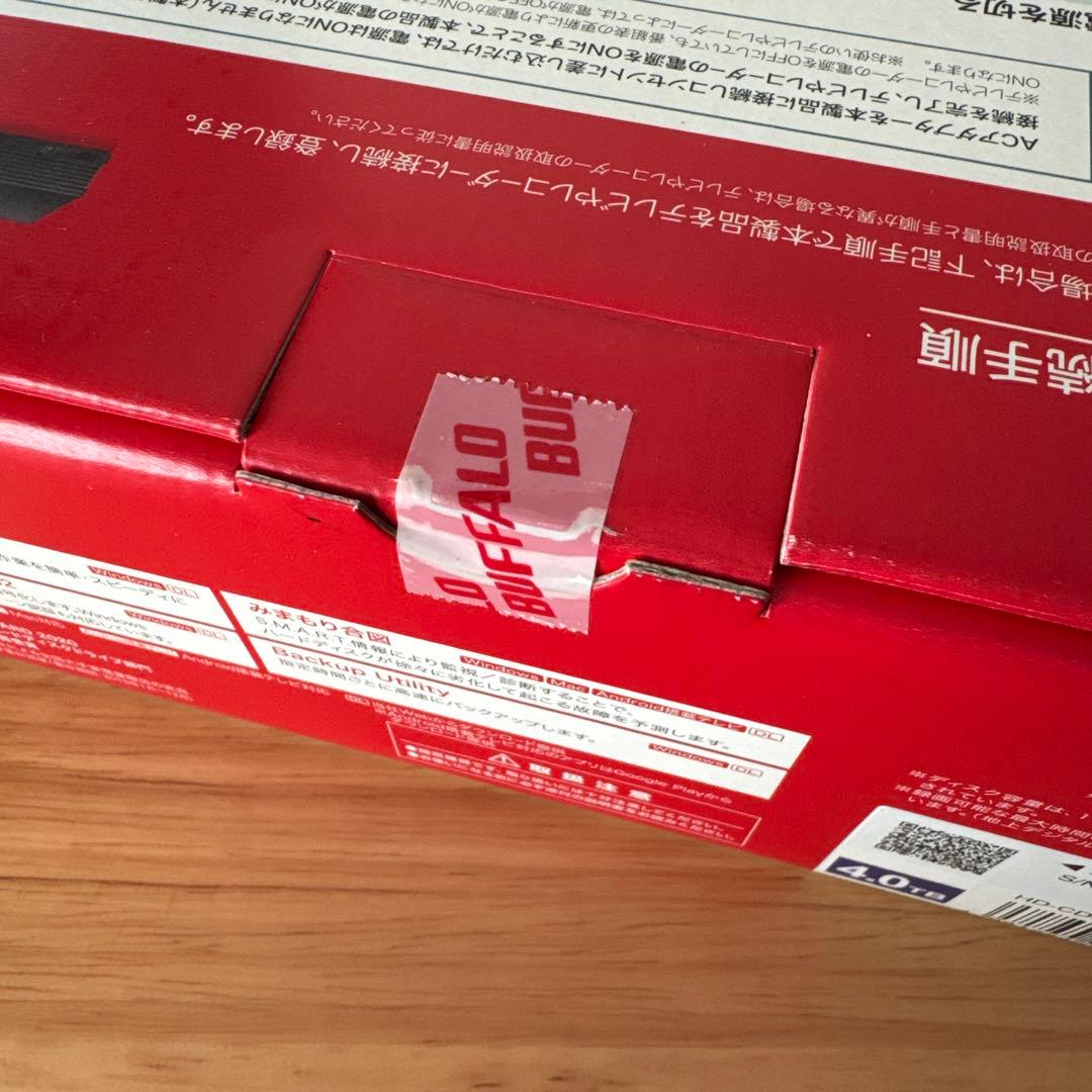 BUFFALO 外付けハードディスク 4TB HD-CD4U3-BA