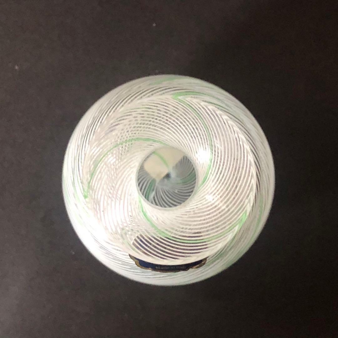 MURANOガラス小花瓶　イタリアヴェネチアンガラス　ヴィンテージ未使用