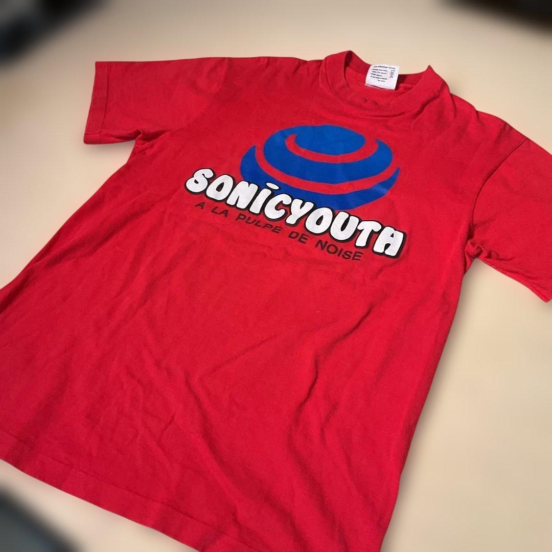 希少 USA製 ソニックユース Tシャツ オランジーナ S 赤 バンドT 90s