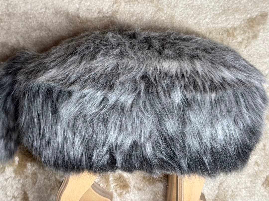 匠工芸 アニマル スツール ウルフグレー ミックス S オットマン STOOL