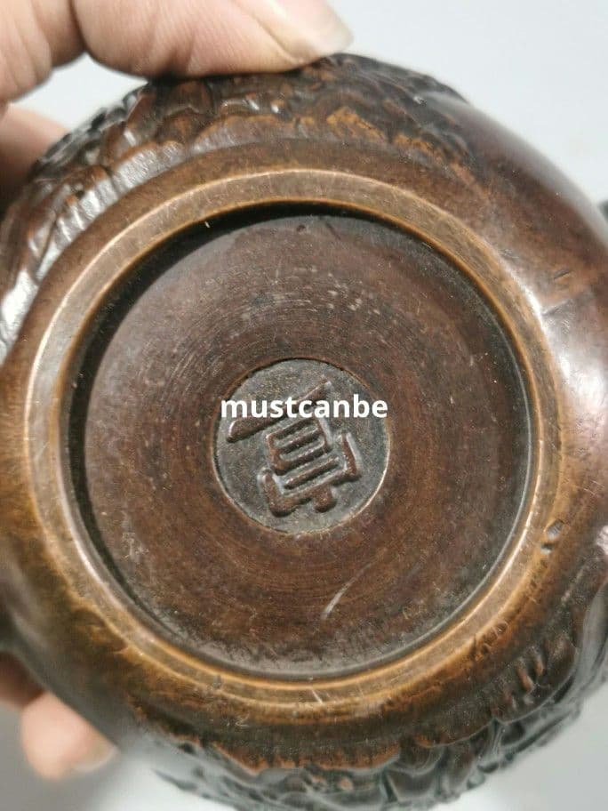 銅器 茶壺 八仙茶壺 酒壺 茶道具 装飾品 現代工芸品 置物