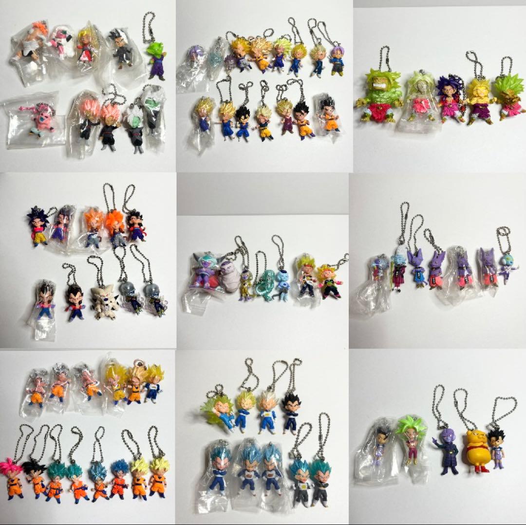 ドラゴンボール UDM キーホルダー まとめ売り セット 83体 フィギュア