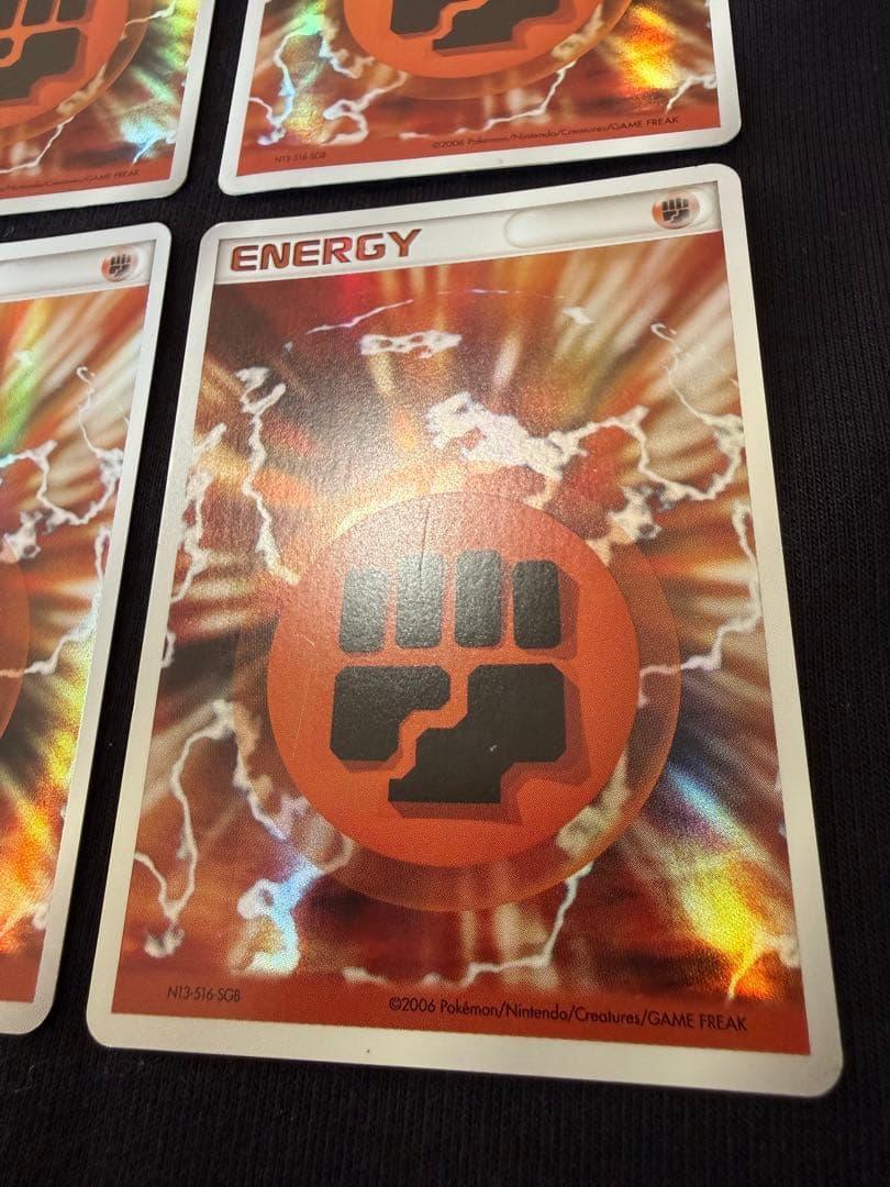 ポケモンカード エネルギー ホロン 闘タイプ 6枚セット キズあり