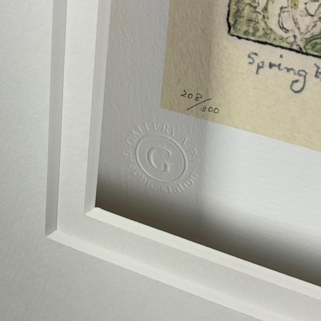 美品 ジョアン・アイザック「Wood～/森の花々」ジクレー 直筆サイン・保証書有