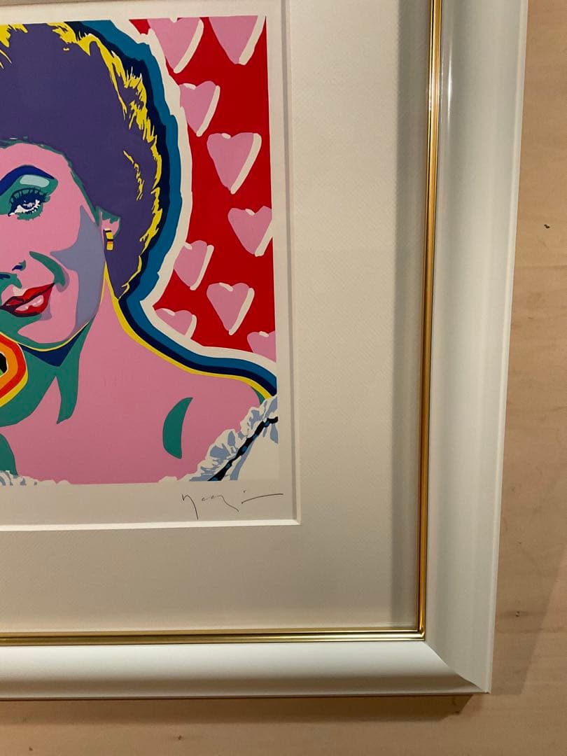 ヤマガタ　「エリザベス・テイラー」　シルクスクリーン　直筆サイン・エディション有