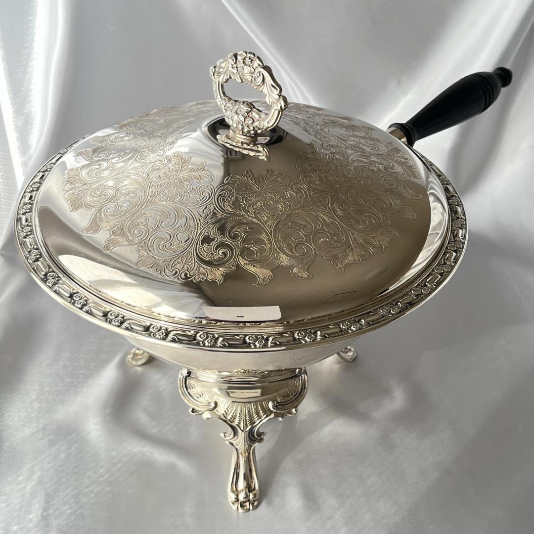 【ONEIDA】 ビュッフェサーバー【シルバープレート】スタンド/バナー