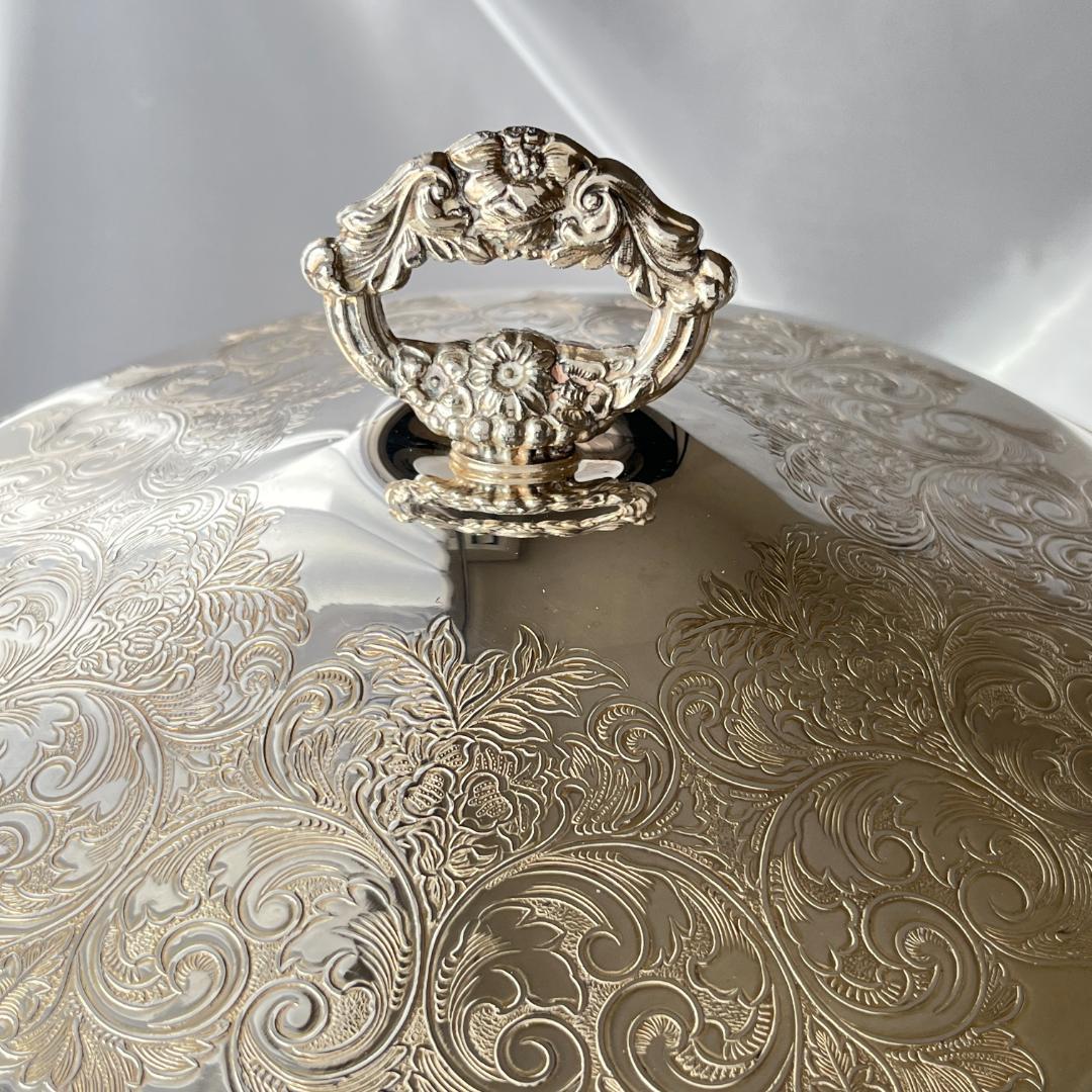 【ONEIDA】 ビュッフェサーバー【シルバープレート】スタンド/バナー