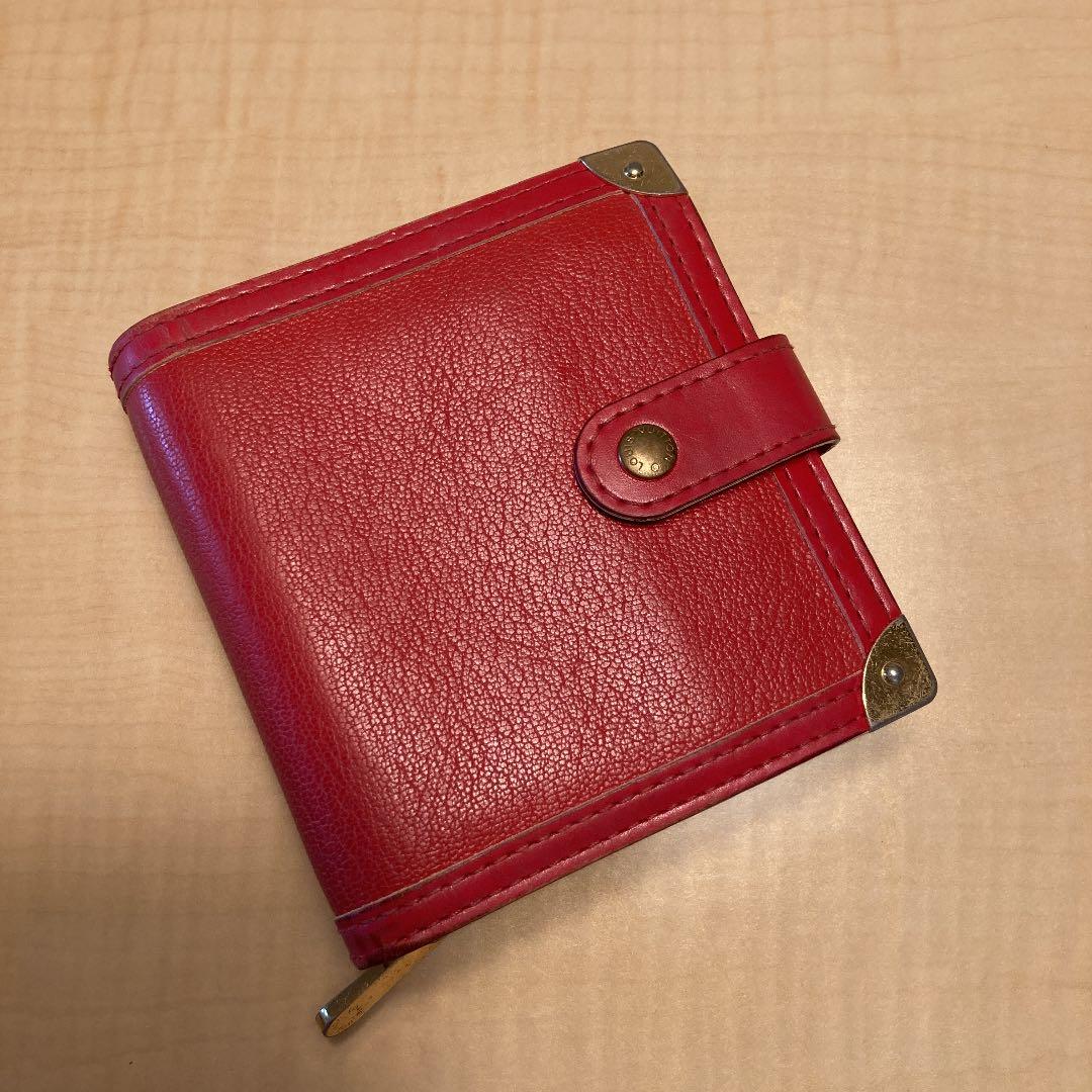 LOUIS VUITTON ルイヴィトン　スハリ コンパクトジップ　赤