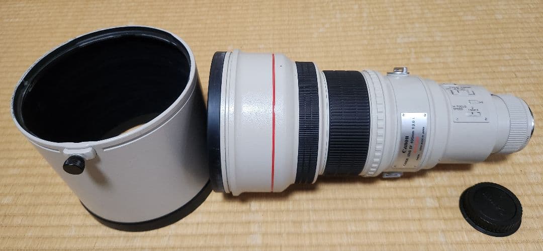 キヤノン CANON EF400mm F2.8L　エクステンダーⅡ　×2.0付き