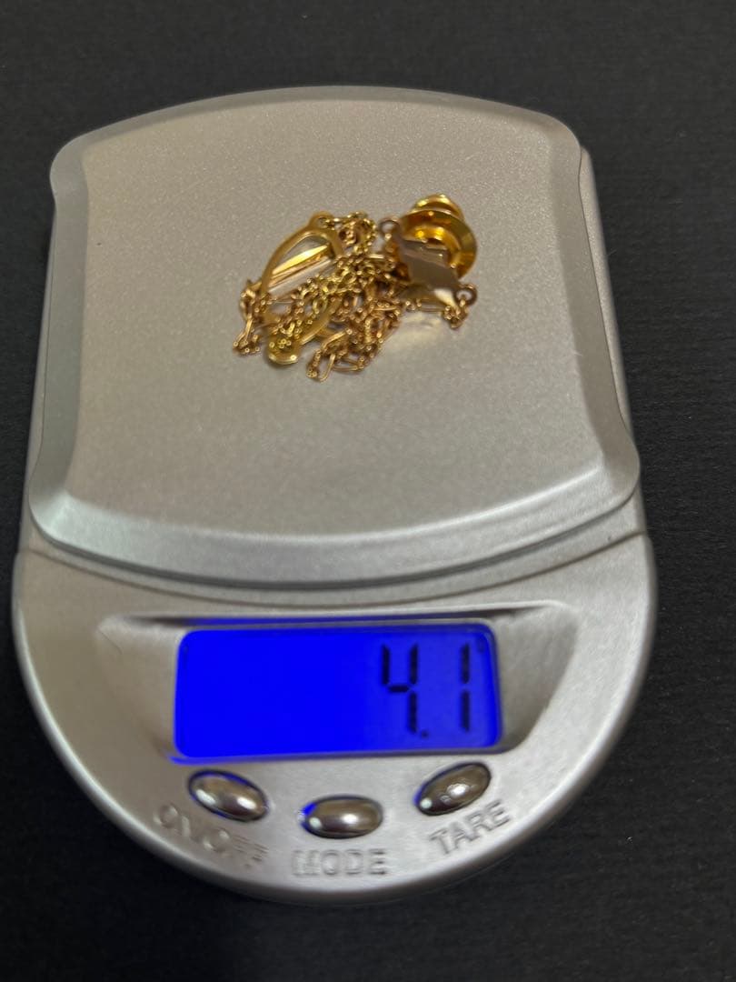 K18 ピンブローチ 中古品