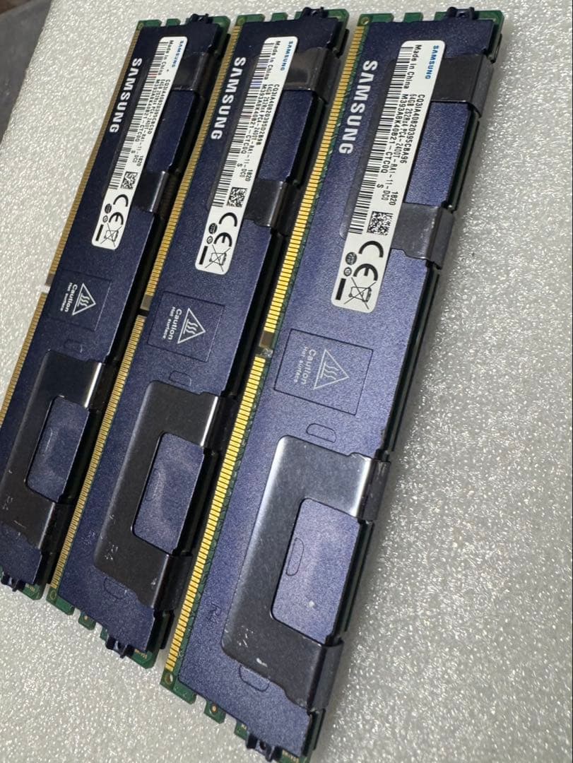 SAMSUNG64GB2SR×4 PC4-2400T-RA1-11-DCO 3枚