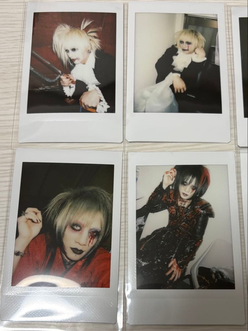 ⑥黒百合と影 烏名鳴 メメント・モリ 哀 チェキ 10枚セット