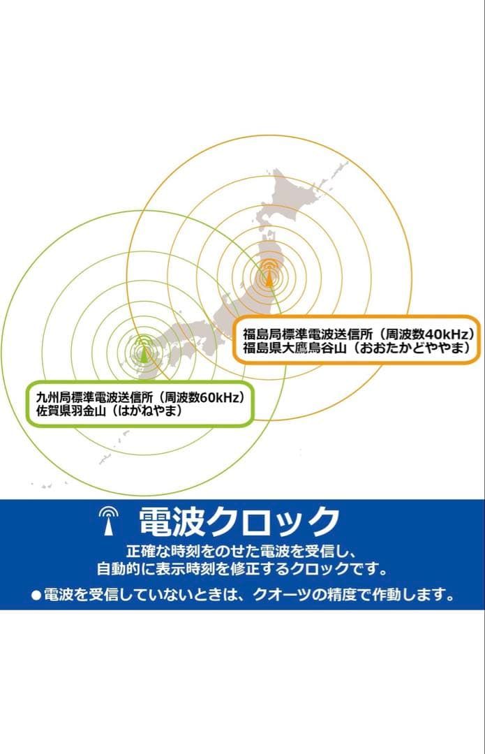 SEIKO Disney 電波掛け時計 クリーム色