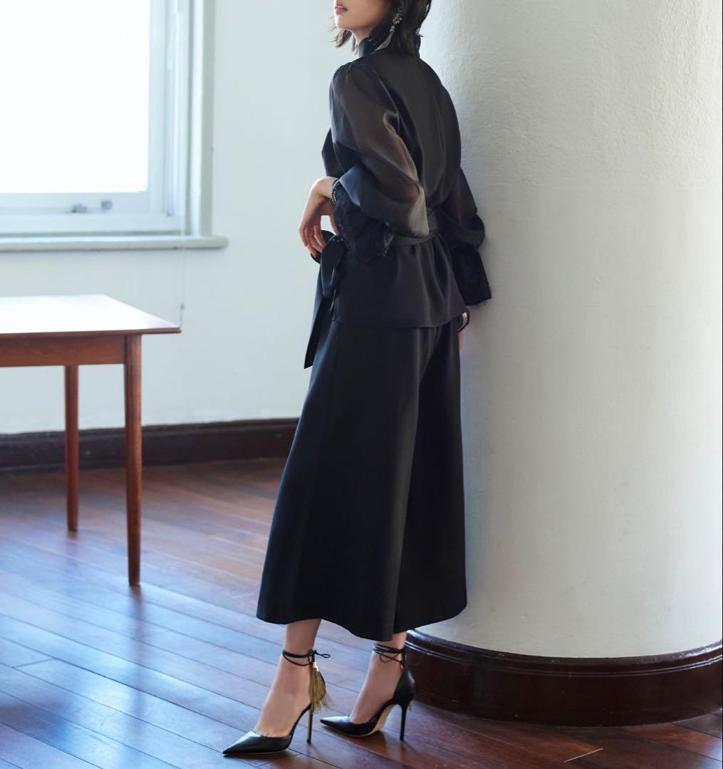 新品✨ルイルエブティック 大きいサイズ 3L シアースリーブ パンツドレス