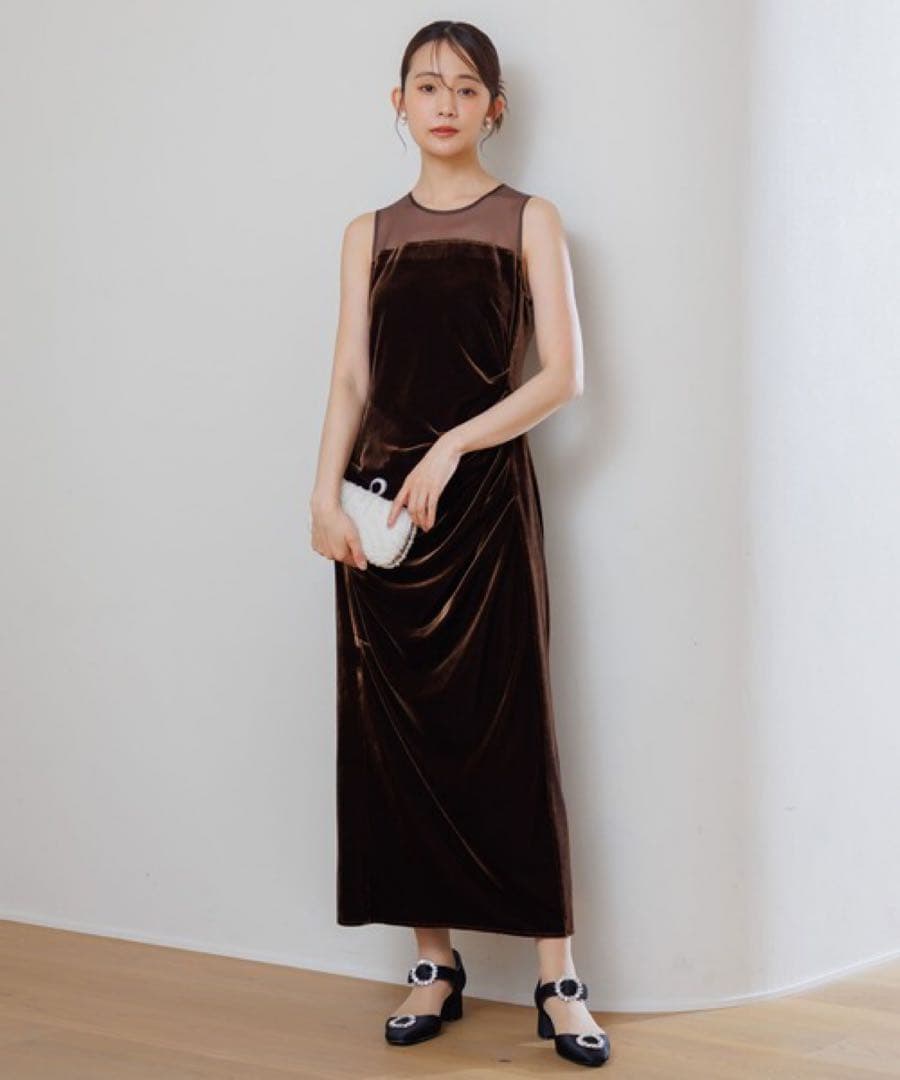 バルーンボレロ・ベロアドレス セット　form forma パーティードレス