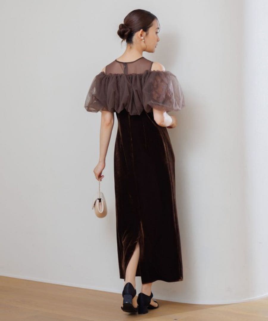 バルーンボレロ・ベロアドレス セット　form forma パーティードレス