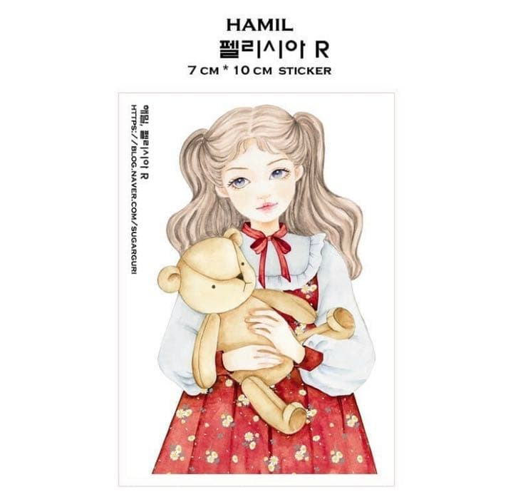 No.8【送料別】hamil ハミル ステッカー 7枚セット