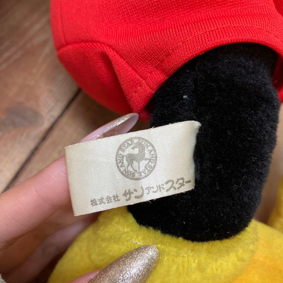 昭和レトロ ディズニー サンアンドスター ミッキーマウス ミッキー ぬいぐるみ