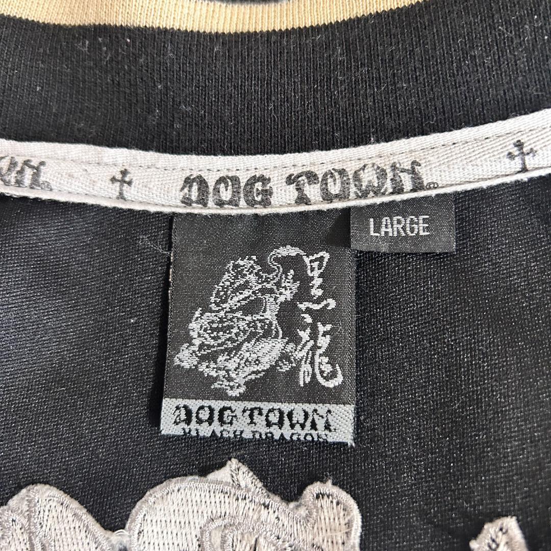 90s DOGTOWN ドッグタウン 黒龍 トラックジャケット 刺繍 スカル L