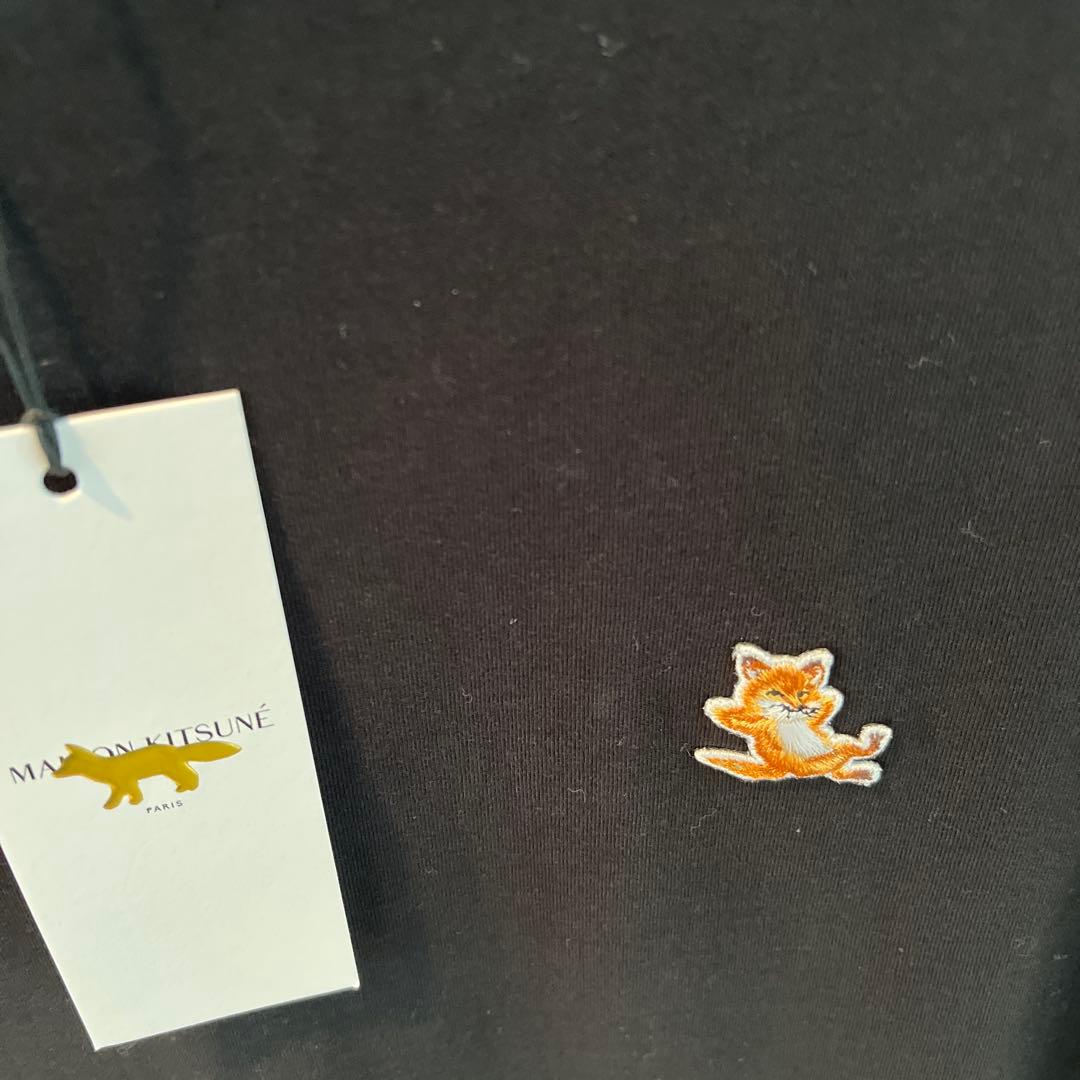 MAISON KITSUNÉ ブラック Tシャツ Lサイズ