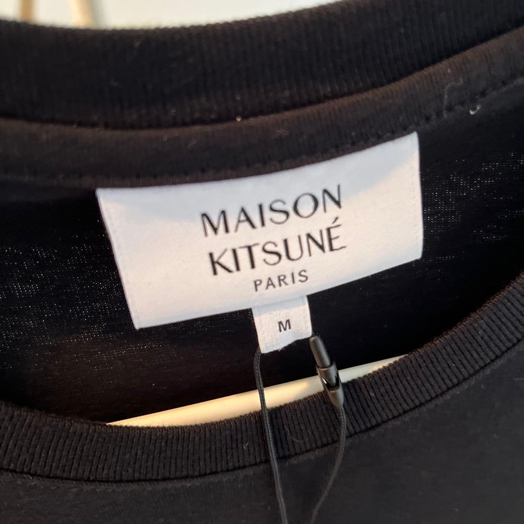 MAISON KITSUNÉ ブラック Tシャツ Lサイズ