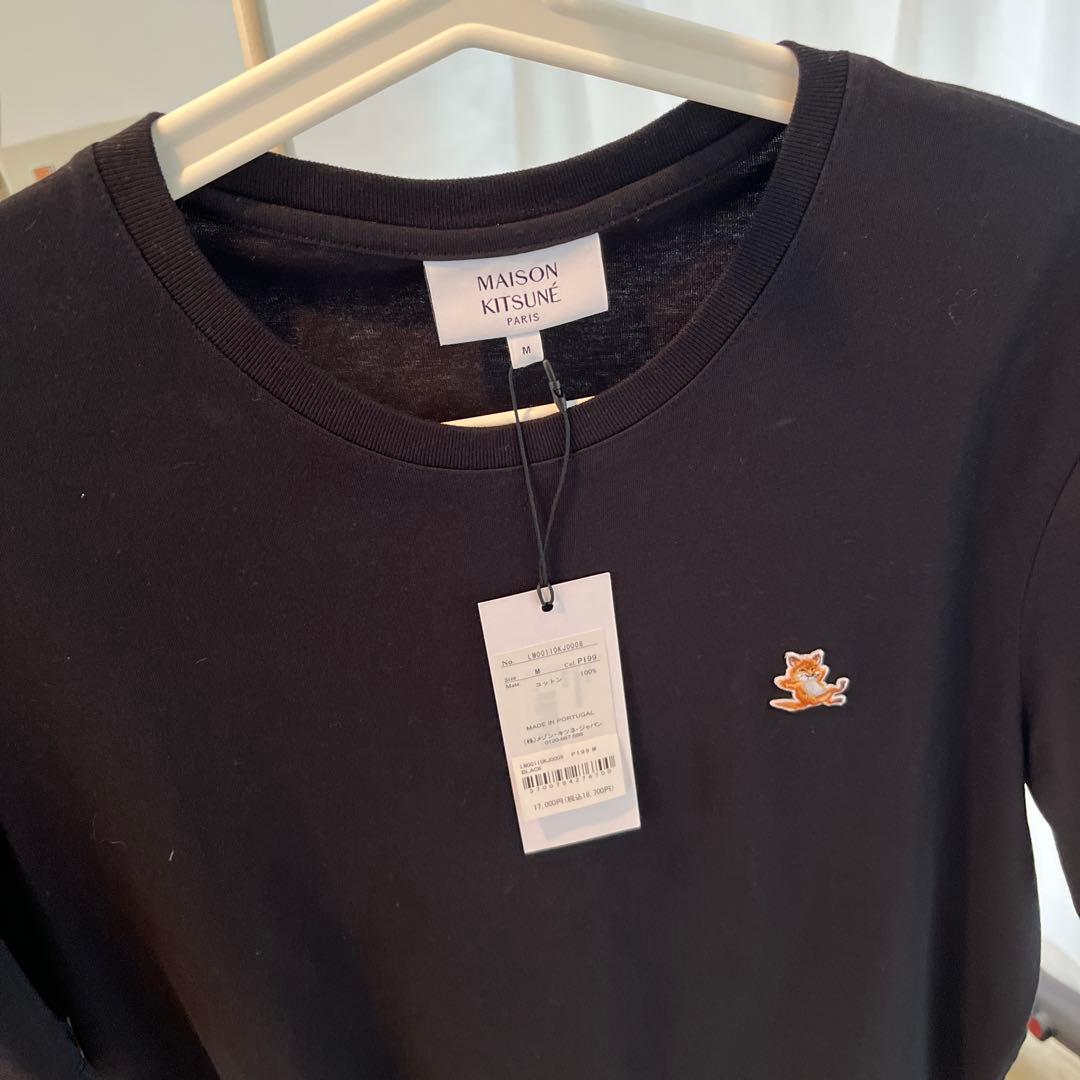 MAISON KITSUNÉ ブラック Tシャツ Lサイズ