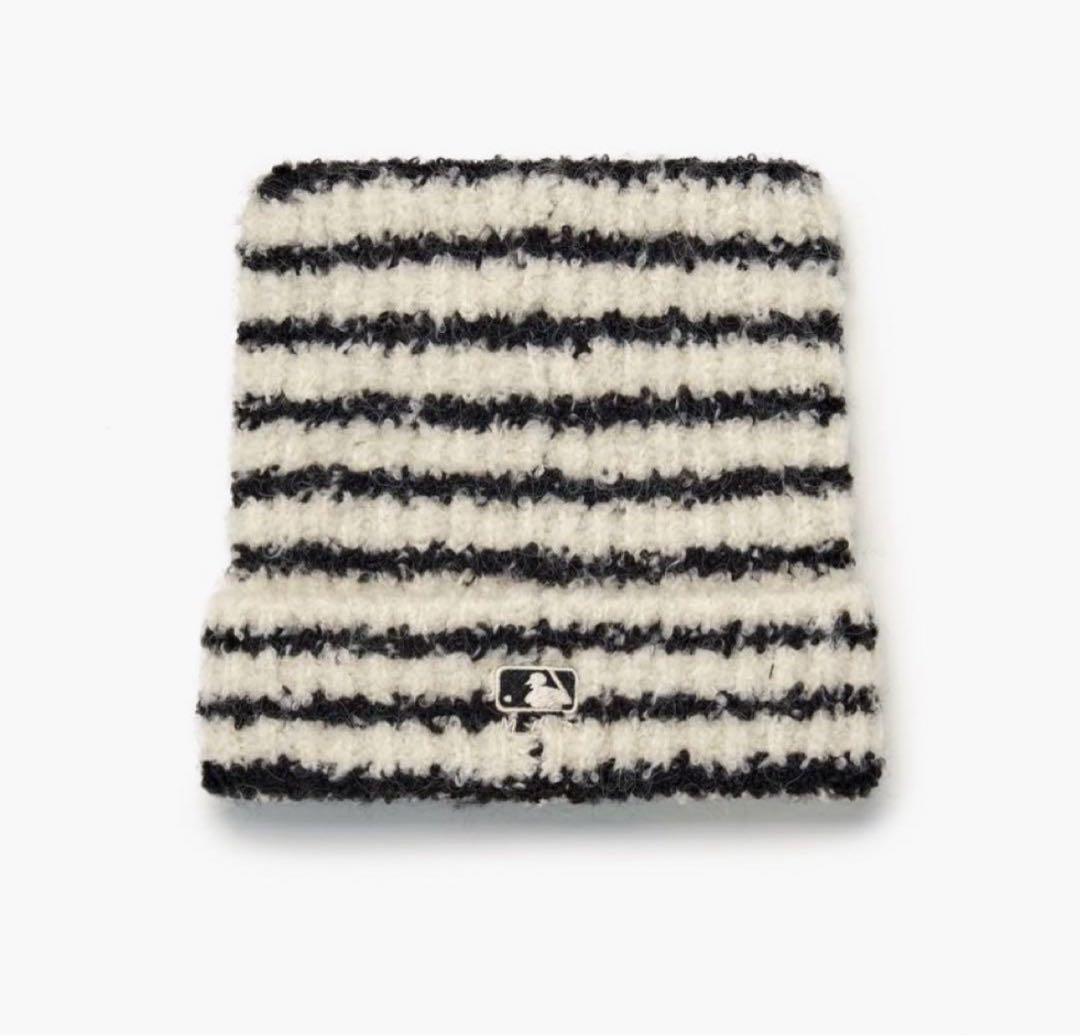 【韓国限定】新品未使用 MLB Korea 猫耳ニット帽　カリナ着用　正規品