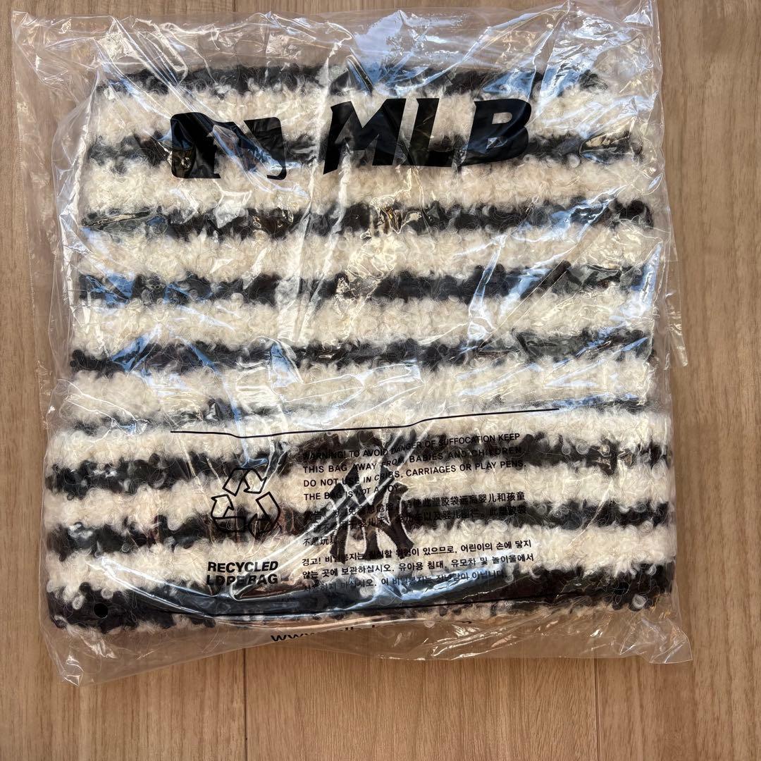 【韓国限定】新品未使用 MLB Korea 猫耳ニット帽　カリナ着用　正規品